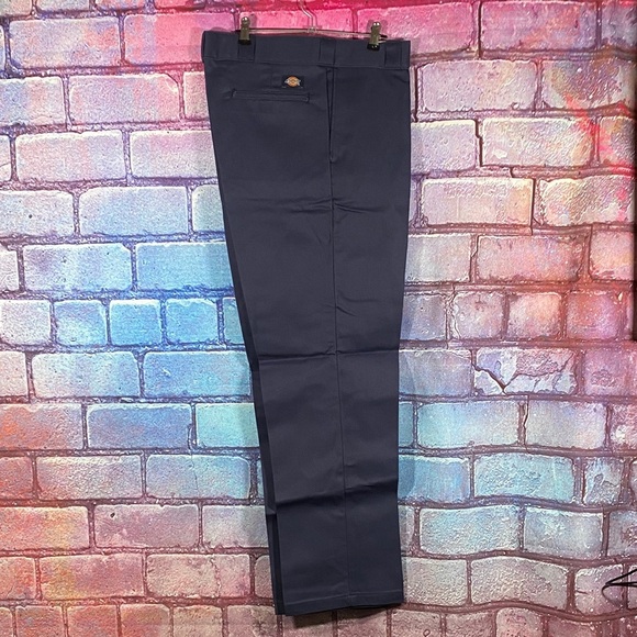 Dickies 874 Original Work Pants 36x32 Navy Blue Flat Front Straight Leg NWT - Picture 8 of 8